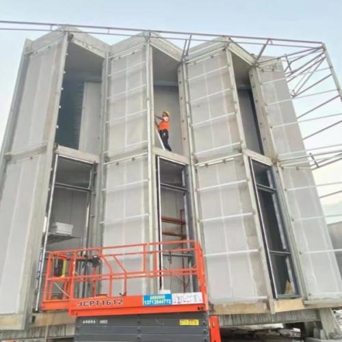 alc隔墻板施工現場